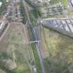 Oblique aerial view of Eskbank Railway Station, looking N.