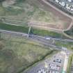 Oblique aerial view of Eskbank Railway Station, looking W.