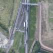 Oblique aerial view of Eskbank Railway Station, looking S.