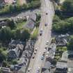 Oblique aerial view of Bridge Street and Parkend, looking SSE.