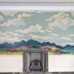 General view of mural painted for the Air Training Corps, for decorative and training purposes, to enable young airmen to recognise enemy aircraft. Painted in 1941 by Alan Ian Ronald.