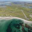 Oblique aerial view of Benbecula Airport, looking SE.