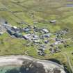 Oblique aerial view of Balivanich, looking SE.