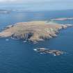 General oblique aerial view of Pabbay, looking E.