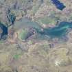 Oblique aerial view of the fish traps at Hairteabhagh, looking WNW.