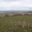 View of the ruined farmstead, looking north.