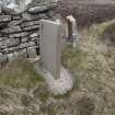 View of the boundary stones , looking N.