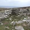 View of the doorway in the SE range, looking W.