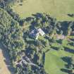 Oblique aerial view of Innes House, looking NE.