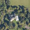 Oblique aerial view of Innes House, looking NNE.
