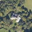 Oblique aerial view of Innes House, looking NNW.