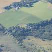 Oblique aerial view of Spynie Palace, looking SW.