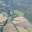 Oblique aerial view of Pluscarden Abbey, looking WSW.