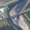Oblique aerial view of the Findhorn Viaduct, looking S.