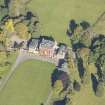 Oblique aerial view of Culloden House, looking N.