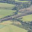 Oblique aerial view of Nairn Viaduct, looking ESE.
