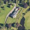 Oblique aerial view of Dunphail House, looking E.