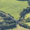 Oblique aerial view of Divie Railway Viaduct, looking WSW.