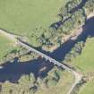 Oblique aerial view of Broomhill Bridge, looking NE.