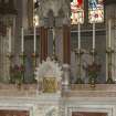 Altar with tabernacle.