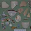 Ceramic finds, Duncansburgh MacIntosh Church, The Parade, Fort William