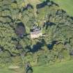 Oblique aerial view of Balbithan House, looking WNW.
