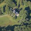 Oblique aerial view of House of Aquahorthies, looking W.