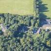 Oblique aerial view of Westhall House and Home Farm, looking WSW.