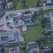 Oblique aerial view of St Thomas' Roman Catholic Church and Presbytery, looking S.