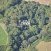 Oblique aerial view of Boyne Castle, looking W.