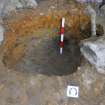 Post-excavation image of posthole 155, Comar Wood Dun, Cannich, Strathglass