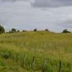 Shot showing the location of site 3 on top of the mound (taken from site 4), Torvean Golf Course, Sports Hub, Kilvean Cemetery