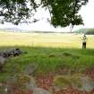 Large possible burial cairn on the north side of the wall, Torvean Golf Course, Sports Hub, Kilvean Cemetery