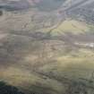 Oblique aerial view of Barnes Moss and Hare Cleuch rifle ranges near Stobs Camp, looking SE.