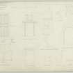 Drawing of elevations and details of doors and doorways in Craignethan Castle