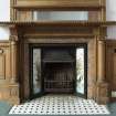 Ground floor Detail of fireplace in Parlour.