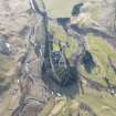 Oblique aerial view of Dalmunzie Hotel in Glen Shee, looking SE.