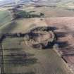 Oblique aerial view of Long Faugh fort looking W.
