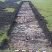 Trench 1, photograph from an archaeological evaluation at Alloa Academy, Stirling