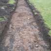Trench 5, photograph from an archaeological evaluation at Alloa Academy, Stirling
