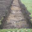 Trench 8, photograph from an archaeological evaluation at Alloa Academy, Stirling
