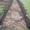 Trench 10, photograph from an archaeological evaluation at Alloa Academy, Stirling