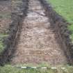 Trench 12, photograph from an archaeological evaluation at Alloa Academy, Stirling