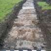 Trench 15, photograph from an archaeological evaluation at Alloa Academy, Stirling