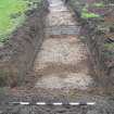 Trench 16, photograph from an archaeological evaluation at Alloa Academy, Stirling