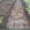 Trench 17, photograph from an archaeological evaluation at Alloa Academy, Stirling