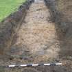 Trench 18, photograph from an archaeological evaluation at Alloa Academy, Stirling