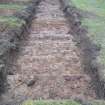 Trench 21, photograph from an archaeological evaluation at Alloa Academy, Stirling