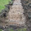 Trench 26, photograph from an archaeological evaluation at Alloa Academy, Stirling