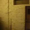 East guardhouse, Room 2, vent to Room 1 and door in west wall, photograph from desk-based assessment and historic building survey of Fort House, Leith, Edinburgh